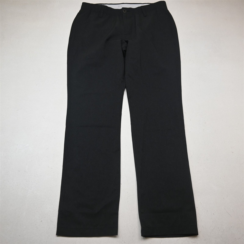 Under armour 34x32 Dark Gray Heather 1377358 Match Play Straight Golf Mens Pants